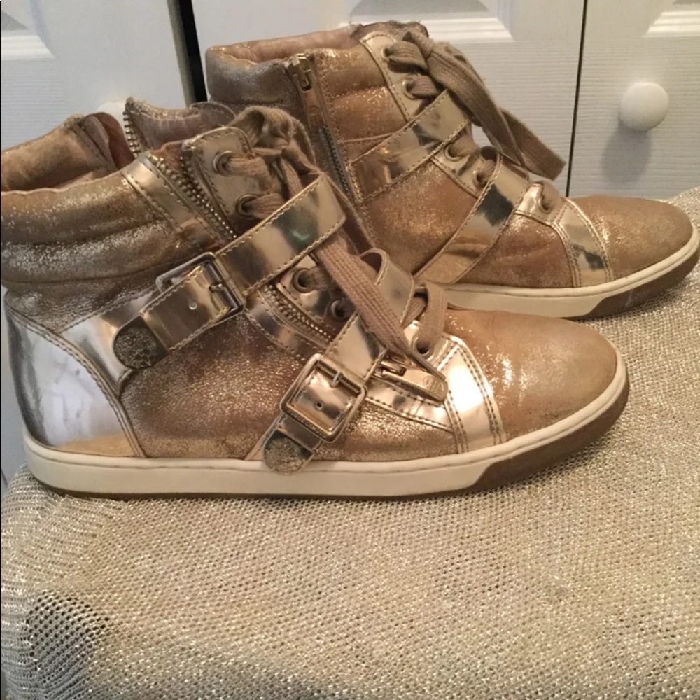 Gold Vince Camuto sneakers